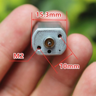 DC 2V-5V 3.7V 12000RPM Flat Motor Micro Mini Short Shaft Electric Motor Powerful 1.5mm Shaft Diameter Toys Car Boat Mode