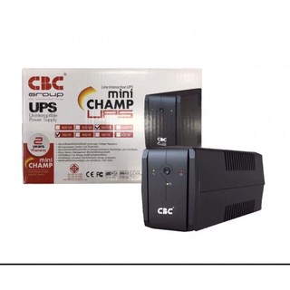 UPS (เครื่องสำรองไฟ) CBC รุ่น CHAMP MINI (900VA/ 360W)