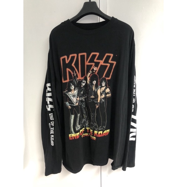 🔥 เสื้อวง kiss  🔥 แขนยาว งานUK เสื้อมือสอง