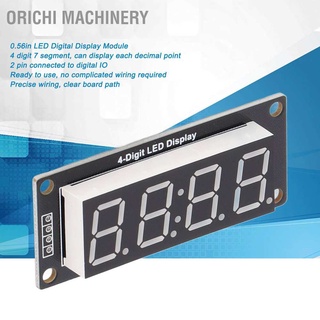 Orichi Machinery โมดูลนาฬิกาดิจิทัล หน้าจอ Led 0.56 นิ้ว 4 หลัก 7 ส่วน พร้อมหัวเข็ม 5V