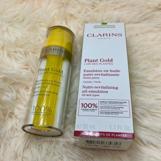 💯แท้ฉลากไทย🚨Clarins Plant Gold Nutri-Revitalizing Oil-Emulsion 35ml 🌼