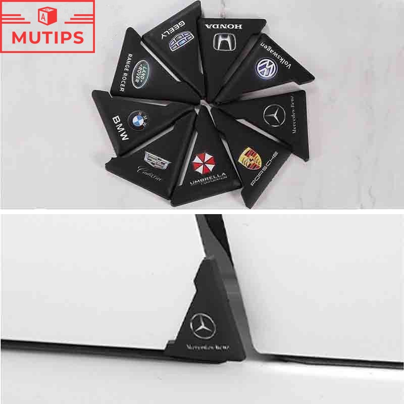 2 ชิ้น าหรับรถยนต์ มุมประตูป้องกันรอยขีดข่วน PVC นต์สติ๊กเกอร์กัน Toyota Mitsubishi Hyundai Nissan Honda