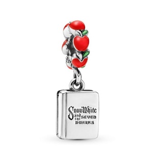 (พร้อมส่ง)*New*Pandora Disney Snow White &amp; The Seven Dwarfs Book Dangle Charm