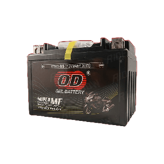 OD Battery YTX9-BS (12V 9A) แบตเตอรี่แห้ง STEED, SUPER4, CBR-400, BANDIT