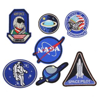 มาใหม่!!  ตัวรีดชุด Planet Outer Space NASA   7  ชิ้น /set