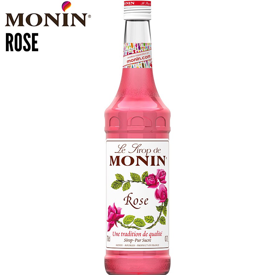 โมนิน/ โมแนงต์ ไซรัป กลิ่นกุหลาบ ขนาด 700 มล. (MONIN Rose Syrup 700 ml)