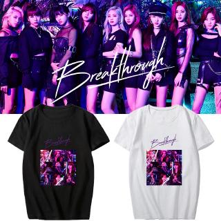 Kpop TWICE เสื้อยืดผ้าฝ้ายทรงหลวมแฟชั่นสตรีS-5XL