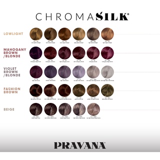 Pravana ChromaSilk Permanent Creme Color 90 ml สีย้อมผมถาวร