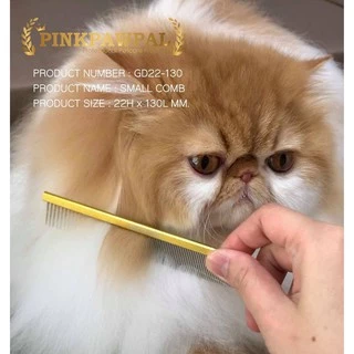 Pinkpawpal Pet Comb หวีสำหรับสัตว์เลี้ยงคุณภาพสูง ลดไฟฟ้าสถิตย์ มีให้เลือก 2 ขนาด