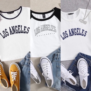 พร้อมส่ง 📌 เสื้อ Los Angeles crop top