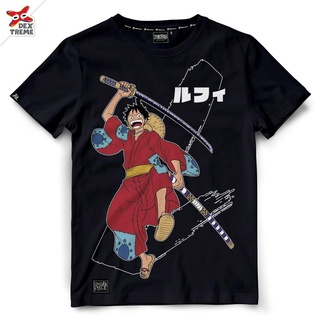 เสื้อยืดวันพีช One Piece-1452-BK : Luffy Wano