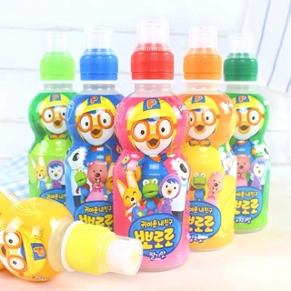 ❤️ พร้อมส่งจากไทย ❤️ เครื่องดื่มผลไม้ Pororo Drink (พร้อมจุกดูด)