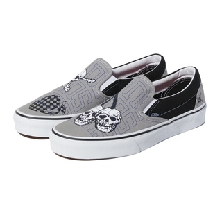 Vans รองเท้าผ้าใบ Classic Slip-On New Varsity | Drizzle/Black ( VN0A33TB43L )