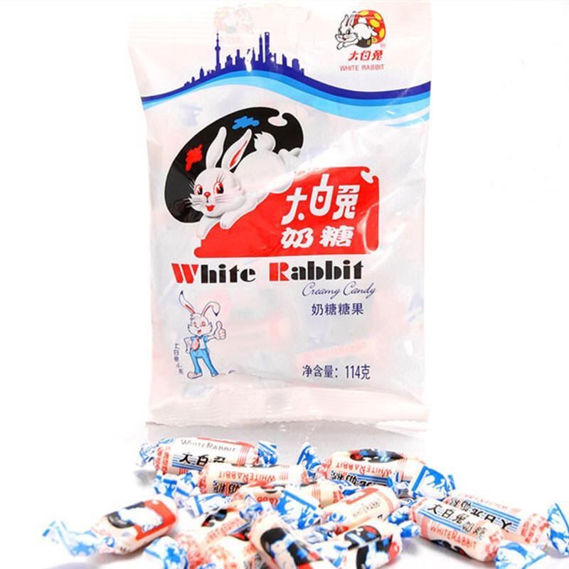 ☼Shanghai special Guanshengyuan white rabbit toffee 114g bag of ...