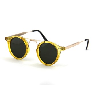 Spitfire Sunglasses Ps-52 Crystal Yellow, Black lens แว่นกันแดดสีเหลือง เลนส์ดำ