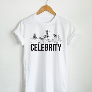 เสื้อยืดลาย Celebrity เซเลบริตี้ เซเลบ คนดังถูกปาปารัซซี่ถ่ายรูป เสื้อยืดสกรีน เสื้อตลกๆ เสื้อวัยรุ่น