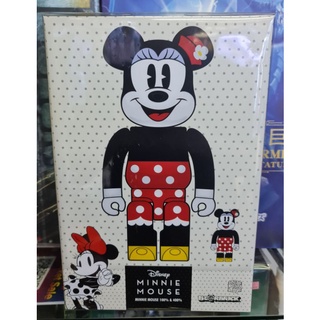 Be@rbrick Minnie Mouse 400%+100% ของใหม่-แท้