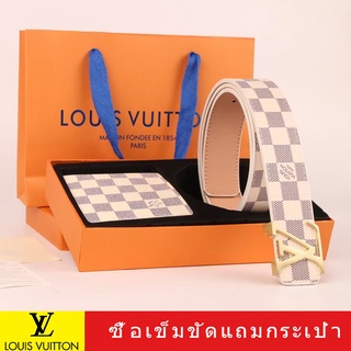 **สินค้าในไทย** set เข็มขัด + กระเป๋าตังค์ เข็มขัดหนังผู้ชาย เข็มขัดผู้ชาย งานดีคุ้มสุดๆ เข็มขัดแฟชั่น ครบชุด ของขวัญวัน