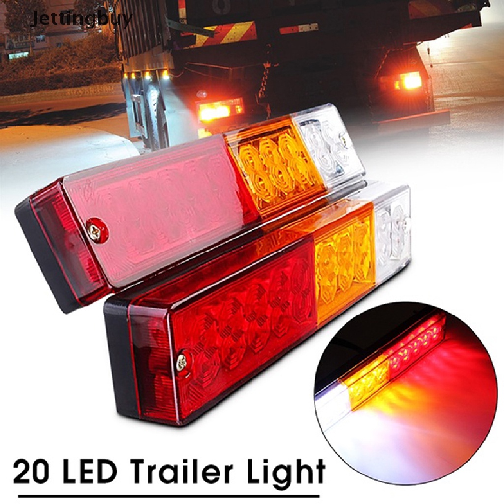 [Jettingbuy] ไฟท้าย LED 20 ดวง สําหรับรถยนต์ รถบรรทุก รถพ่วง
 ใหม่