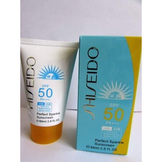 SHISEIDO Perfect SparkleCleaning &amp; Regemeratomg Suntan Cream Sunscreen