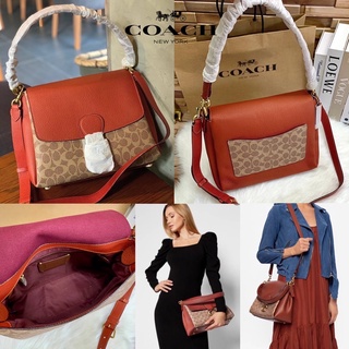 Coach May Shoulder bag grained cow leather((5229))