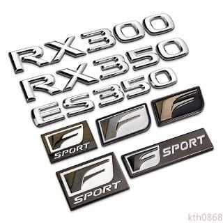 มีสินค้า rx 300 rx 350 es 350 f - sport สติ๊กเกอร์โลหะสําหรับ lexus nx 200 nx 300 gs 350 gs 430