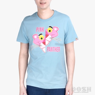 DOSH:UNISEX T-SHIRTS PINK PANTHER เสื้อยืดคอกลม แขนสั้น  รุ่น FPPMT5001-LB