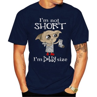 เสื้อยืดแฟชั่น ลาย Im Not Short Im Dobby สําหรับผู้ชาย 2022