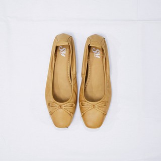 Soulmate Shoes รองเท้าหนังแกะ Linda Mate in Apricot