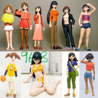 (แท้/มือ2) NekoCo Neko Cat Chiyo Chan Mihama HGIF Gashapon Prize Figure Azumanga Daioh โรงเรียนป่วนนักเรียนเป๋อ