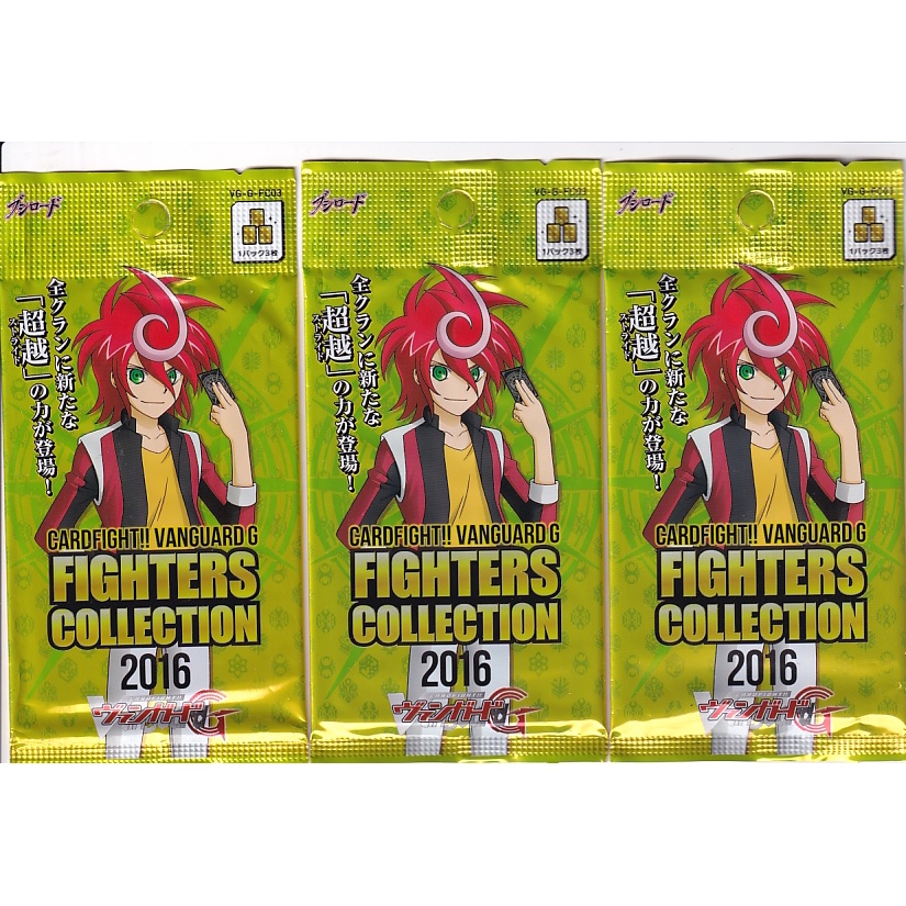 Cardfight ญี่ปุ่น!! Vanguard G Fighters Collection 2016 แพ็ค VG-G-FC03 x3