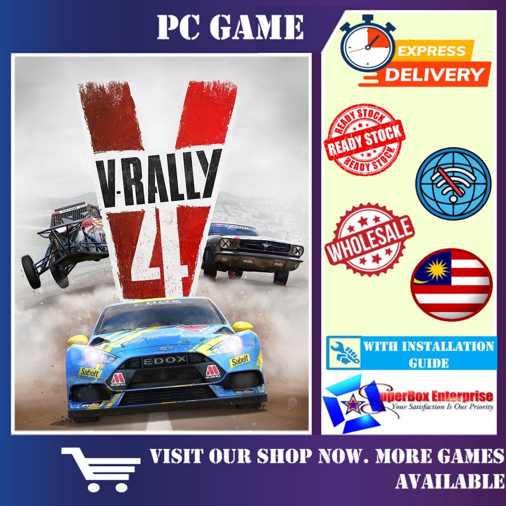 [ Digital / DVD / Pendrive ] V-Rally 4 – โดย NACON - Full Offline Games [ Best PC / Windows Game ]