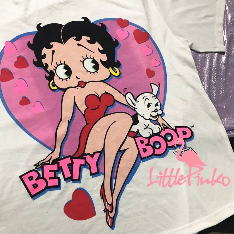 💗✨พร้อมส่ง!! เสื้อวินเทจ Betty Boop tee series Freesize ผ้านิ่ม ใส่สบาย💗✨