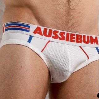 🎉🎉🎉กาวเกงในชาย AUSSIEBUM ทรงbriefs ผ้าcotton+ตาข่ายเล็ก