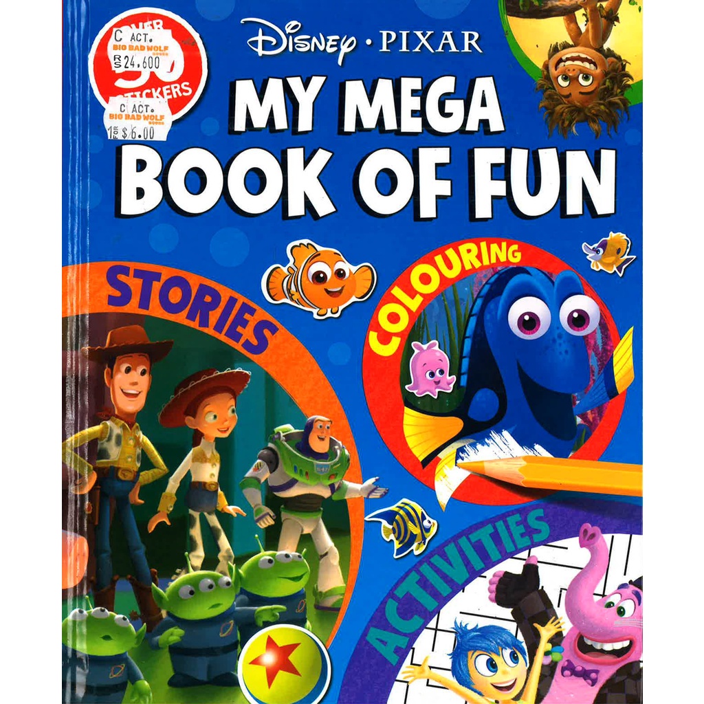 BBW หนังสือ *My Mega Book Of Fun Disney: Disney Pixar Mixed: My Mega Book Of Fun ISBN: 9781788108416