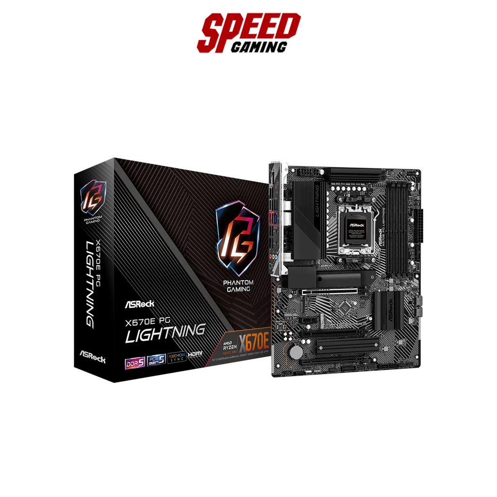 ASROCK MAINBOARD X670E PG LIGHTNING AM5 DDR5/3Y By Speed Gaming