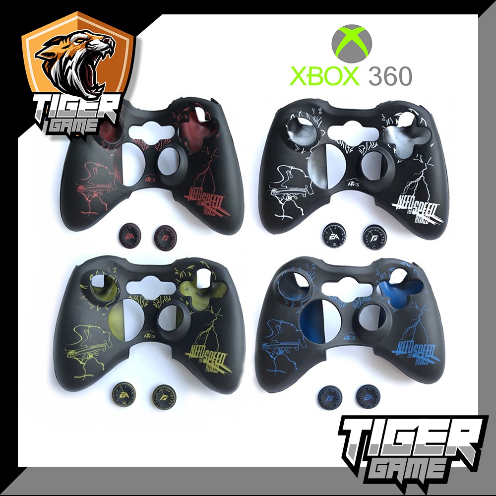 ซิลิโคนจอย XBox 360 + ที่ครอบอนาล็อก Need for speed (ซิลิโคน Xbox 360)(Silicone Xbox 360 Controller)