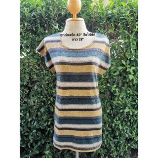 เสื้อยืดตัวยาว คอกลม แขนล้ำ