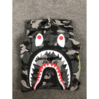 [พรีออเดอร์] BAPE Aoyama Limited Camo Shark  Full-Zip Hoodie