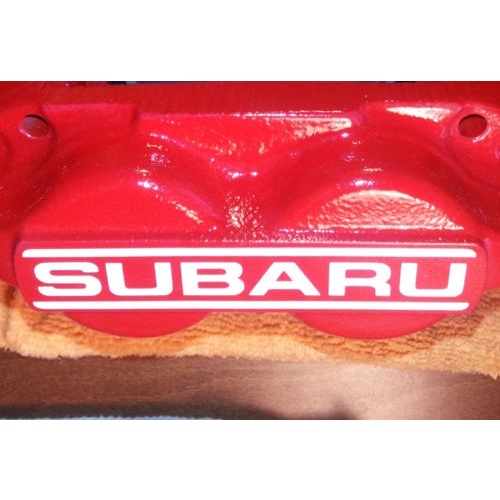 สติกเกอร์คาลิปเปอร์ โลโก้ Impreza WRX Sti 4 และ 2 Pot สําหรับติดตกแต่งด้านหน้า และด้านหลัง 6 ชิ้น