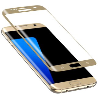 ฟิล์มกระจก นิรภัย เต็มจอโค้ง กาวขอบ ซัมซุง เอส7 เอจด์  Full Frame Tempered Glass Curve Screen For Samsung Galaxy S7 Edge