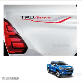 สติ๊กเกอร์ ลาย TRD Sportivo ใส่ รีโว้ toyota hilux REVO