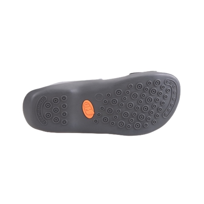 Dortmuend F-Series JF130 015-007 Navy Blue-Black "Flats & Comfort" รองเท้าส้นเตี้ยเพื่อสุขภาพ