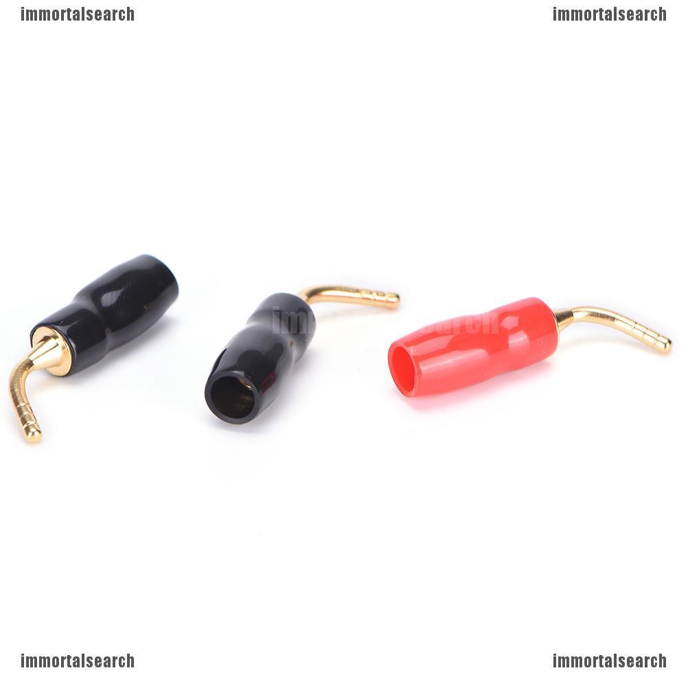 【ICE】 8PCS 2MM Audio Speaker Cable Pin Plug Banana Connector Screw For Hifi Excellent