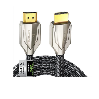 ส่งไวจากไทยllano Hdmi cable สาย hdmi 8K 144Hz HDMI 2.1 สำหรับ พีซี ทีวี for HDMI Splitter (โลหะผสมสังกะสี, ไนลอน)