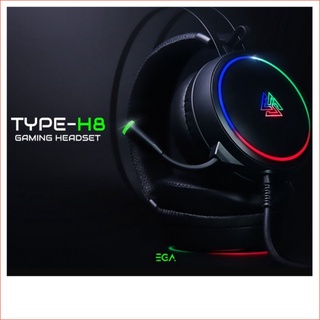 EGA TYPE H8/H11/H12 Gaming Headset 7.1 Virtual Surround หูฟังสำหรับนักเล่นเกมส์ ไฟ RGB