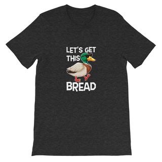 ขายดี!ขายดี เสื้อยืดลําลอง แขนสั้น พิมพ์ลาย Lets Get This Bread Eeryday Hustling Duck Bird Chill สไตล์ฮิปฮอป สําหรับผู้