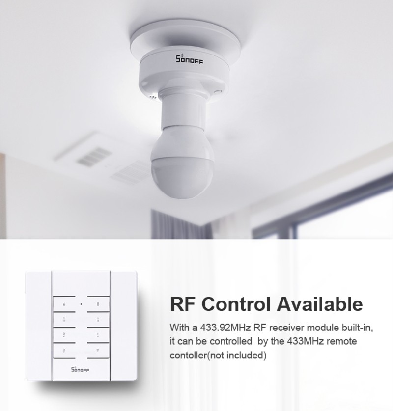 Sonoff Slampherr2 : 433 Mhz Rf & Wifi โคมไฟอัจฉริยะเชื่อมต่อ Wifi ...