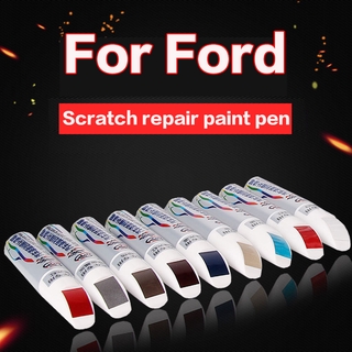 FOR Ford ซ่อมรถ Scratch ตัวแทนสัมผัสปากกา Car Care Scratch Remover ล้างสีกันน้ำการดูแลรถยนต์ซ่อมเติมสีเครื่องมือปากกา For FORD mk2 mk3 mondeo mk4 RANGER EVEREST FOCUS FIESTA Ecpsport