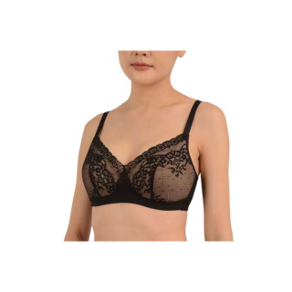 Presea by wacoal บราไร้โครง Wireless bra สีดำ MA1512